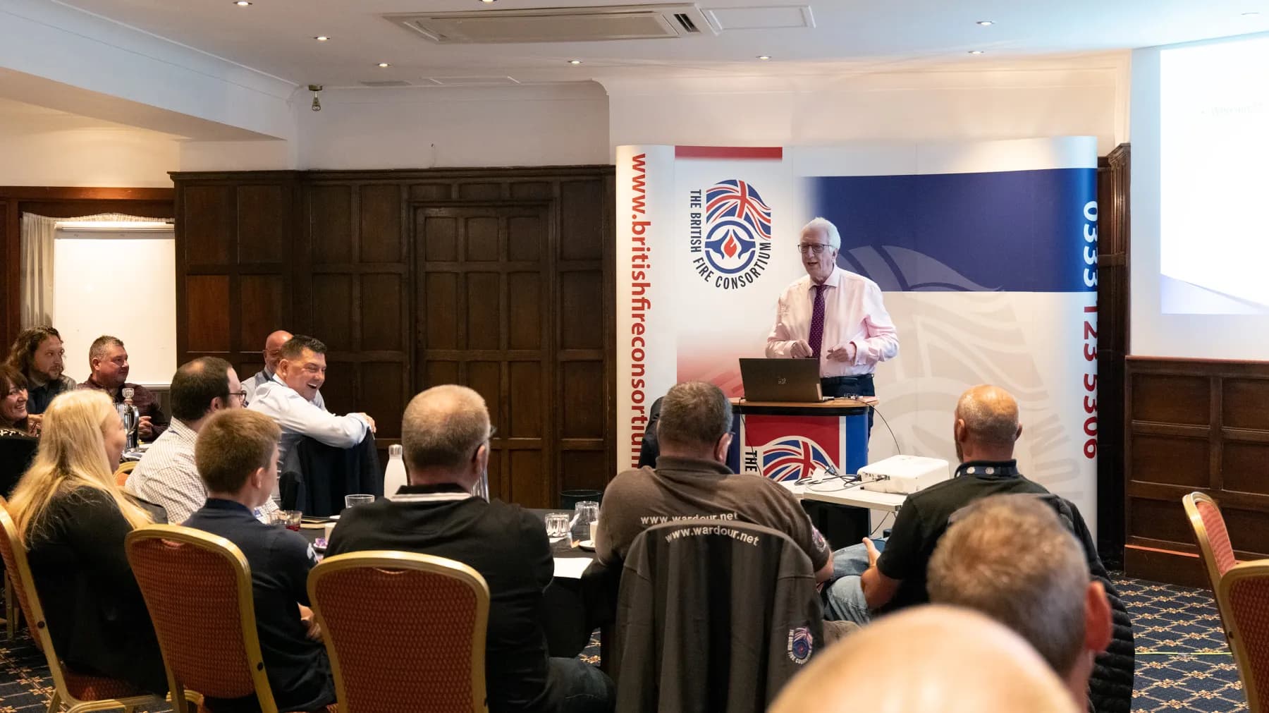 British Fire Consortium member event with Colin Todd guest speaker