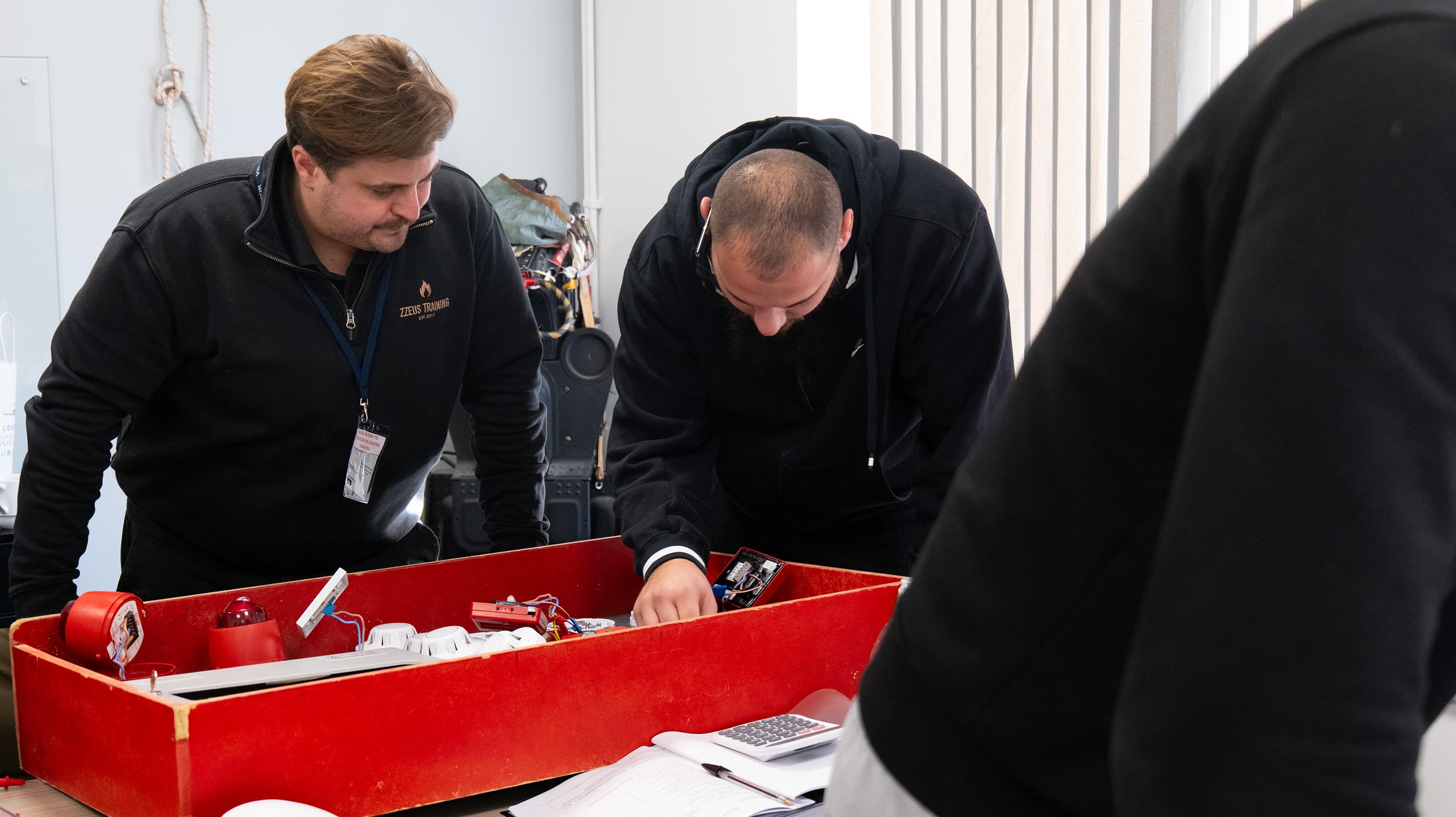 Fire alarm panel training